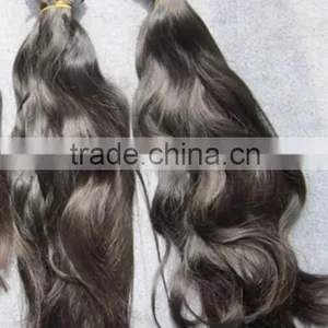 100% India Human Curly Hair Bulk Raw Hair thumbnail-2