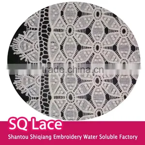 Wholesale Lace Accessories Cotton Embroidery Full Lace 100% Cotton Fabric thumbnail-1