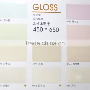 High Quality Environmental Interior Decorative Wall Coating With Water Base Gloss Cement Paint thumbnail-2