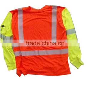 Long Sleeve hi Visibility T-shirt thumbnail-1