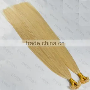 8-30" Blonde Remy Falt Tip Hair 8A Grade Hair Extension Mongolia Hair Type thumbnail-2