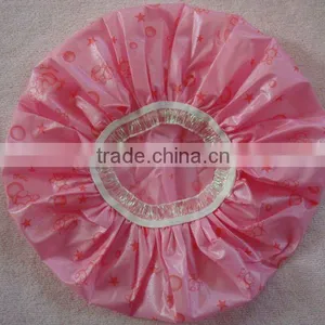 Pink Fashion Shower Cap Beautiful Shower Cap Single Layer Shower Cap thumbnail-1