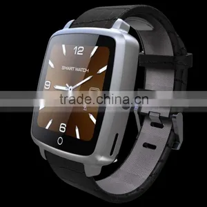1.54 Inch Camera Bluetooth SIM Smart Watch Phone Mobile Cell Phone With Leather Wrist thumbnail-5