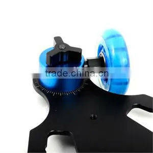 New 3 Wheel Aluminum Camera Digital Desktop Track Dolly Car thumbnail-3