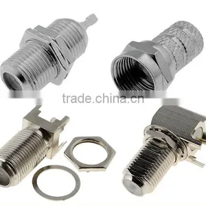 RG6 Compression RF Coaxial Connector F Connector thumbnail-1