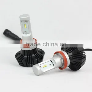 G7 Fanless H8 H9 H11 Led Headlight Bulb PHI Chip With Perfect Lighting Effect thumbnail-3