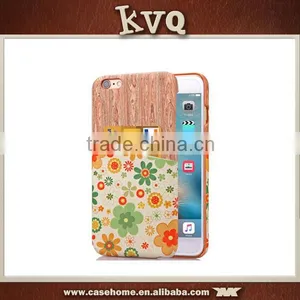 Card Holder PU Leather Back Cover Case for Iphone 6 6s thumbnail-3