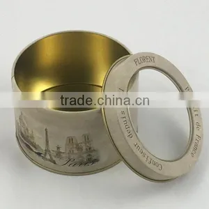 Round Copper Tin Canister for Tea Pack thumbnail-3