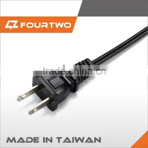 TAIWAN Hot Sales 2 Pin Cable ac Power Supply Cord thumbnail-1