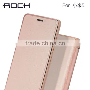 Original ROCK Brand Veena Series Hard PC Rubber Case for Xiaomi 5 PU Leather Flip Case MT-5501 thumbnail-5