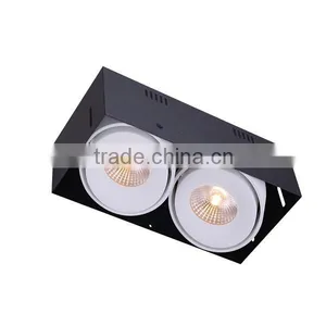 Double Round Head 2*8W High CRI COB Led Gimbal Dimmable 5 Years Warranty Downlight Ceiling Light With CE SAA thumbnail-2