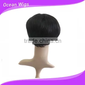 Soft and Smooth China Short Style Human Hair Wig for Black Women thumbnail-4