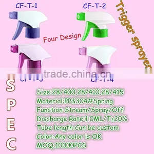 Factory Sale New Design Ribbed Closure 28 410 Foam Trigger Sprayer Hand Pump Foam Sprayer in Any Color thumbnail-2