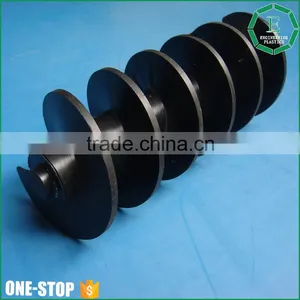 ODM Cnc Machined Black Nylon Hdpe Ldpe pe Uhmw-pe Plastic Screw Conveyor for Industry thumbnail-1