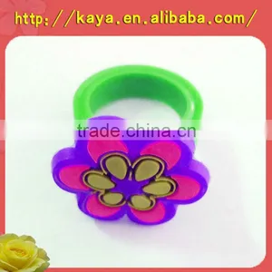 Beautiful and Lovely Soft Pvc Fashion Toy Rings thumbnail-1