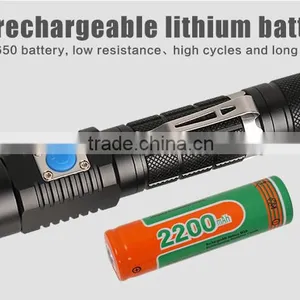 USA Imported XML2(U2) 1100lm USB Leds Torch thumbnail-6