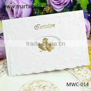 2015 Europe Style Luxurious Wedding Invitation Card for Wholesale, Classic Greeting Cards (MWC-014) thumbnail-1