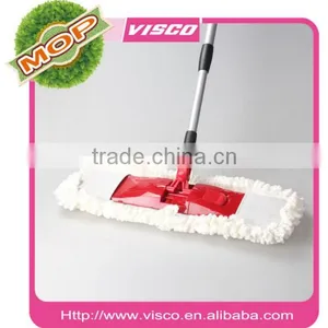 Quickly Dry Micro Fiber and ABS Flat 45 cm Lobby Mop With ss Telescopic Pole thumbnail-1