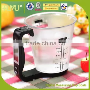 Digital Easy Life Plastic Measuring Cup Weighing Scale Measuring Cup thumbnail-1