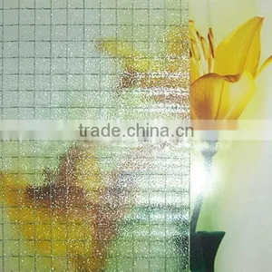 3-8mm Decorative Tinted Pattern Wired Glass thumbnail-4