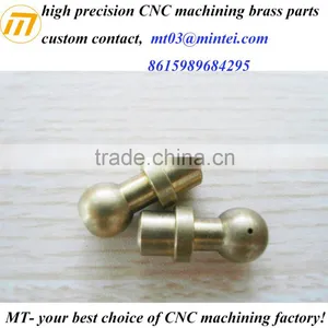 Custom High Precision CNC Machining Brass Ball Head Bolt thumbnail-1