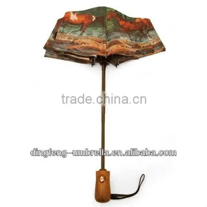 2015 New Design Heat Transfer Printing Single Layer Sunproof Folding Umbrella thumbnail-4