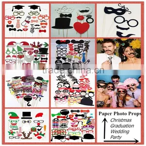 New Product for 2015 Halloween Paper Photo Booth Props Prop Jack Alu Mask thumbnail-1