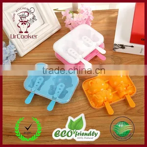 Personalized Colorful Dishwasher Safe High Quality 2-in-1 Plastic Ice Cream Marker With Handle thumbnail-1