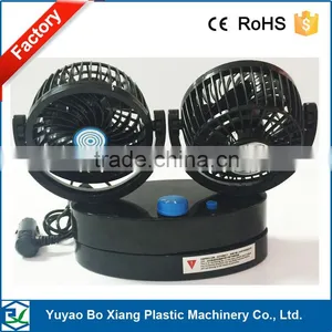 DC 24V Car Fan With Plastic Two Head Roating 360 Degree Car Air Cooling Fan in High Quality thumbnail-1
