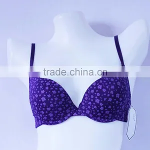 Wholesale Girls Young Ladies Cotton Ahh Bra With Flower Print thumbnail-1