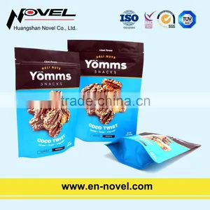 Plastic Nuts Bag Stand Up Pouch With Zipper for Nuts Packaging thumbnail-1