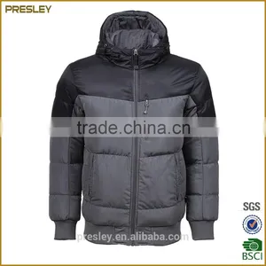 BSCI Oem High Quality Winter Brown Men's Down Jacket Coat Made in China thumbnail-5