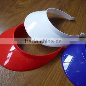 Promotional Cheap and Useful Plastic Sun Visor Hat thumbnail-1