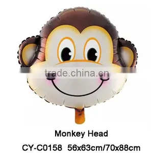 2016 New Design Cow Head Shaped Helium Balloon Animal Shape Foil Aluminium Balloon thumbnail-2