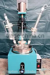 Cheapest Good Quality 2016 2L-250L Single Layer Glass Reator thumbnail-1