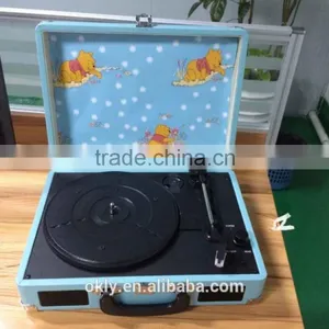 Vintage Turntable LP Player Retro Record Player Suitcase LP Player thumbnail-1