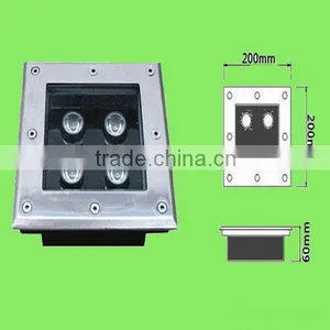 Square 4W LED Underground Lamps,garden Spike Led Lights thumbnail-1