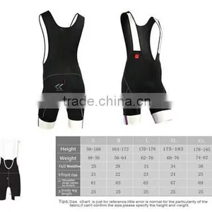 2015 NEW Men's Thickening Cushion Bib Front Cycling Shorts PADDED Tights Pants thumbnail-5
