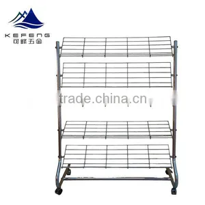 Wire Painting Shoes Rack/Display Shoes Rack thumbnail-1