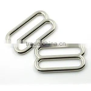 High Quality Nickel Free Zinc Alloy 38mm Belt Slide Buckle Metal Double Buckle/adjustable Buckle for Bags Quality Choice thumbnail-3