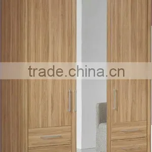 Wood Panel Style Wardrobe Bedroom Wardrobe Simple Designs thumbnail-4
