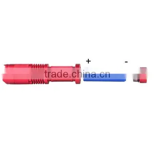 XML T6 LED Zoomable 5 Mode Flashlight Torch Lamp Zoom (Red) thumbnail-5