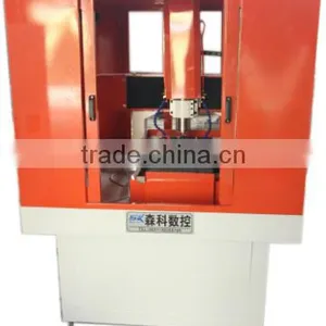 CNC Milling Machine for Metal SKM-6013 Double Heads Cooper Metal Engraving Machine thumbnail-3
