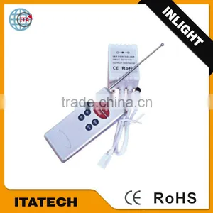 5V/12V/24VDC 6-key RF Wireless Film Plastic Shell Controller/Dimmer for Led Strip Light thumbnail-1