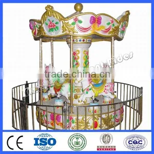 Children's Merry go Round 6 Seats Mini Carousel thumbnail-1