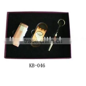 Cigar Gift Set of Cigar Lighter,cigar Cutter and Cigar Punch-style Cutter thumbnail-1