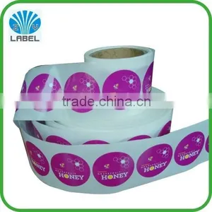Custom Adhesive Sticker Printing, Manufacturing Glossy Self Adhesive Label. thumbnail-1