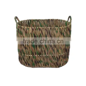 High Quality Water Hyacinth Basket,water Hyacinth Storage Basket With Handle thumbnail-5