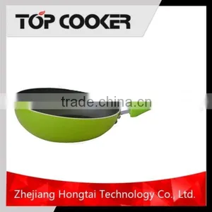Aluminiunm Non-stick Coating Chinese Wok Range thumbnail-1