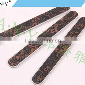 Nail Art Shaping and Polishing Black and Golden Emery Board 100/180 Grit Nail File Quality Choice thumbnail-2